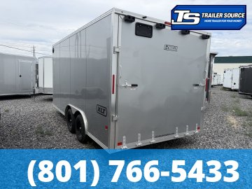 8.5x16 Alcom Aluminum EZ Hauler XLT Auto Trailer - 7'0" Interior - 7K GVWR -
