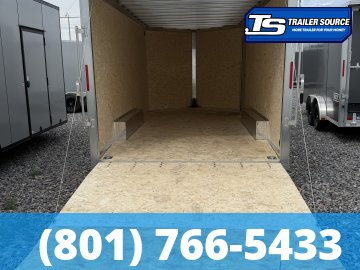 8.5x16 Alcom Aluminum EZ Hauler XLT Auto Trailer - 7'0" Interior - 7K GVWR -