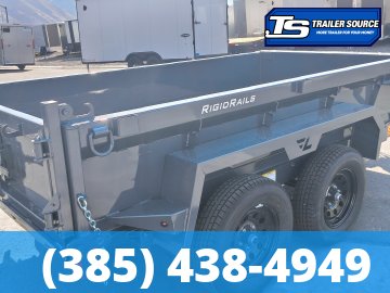 5x10 Lamar DS Dump Trailer - 18" Sides - 7K GVWR - Spreader Gate