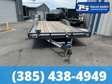 8.5x20 Lamar CC Wide Body w/ Drive Over Fenders Flatbed Car Hauler
