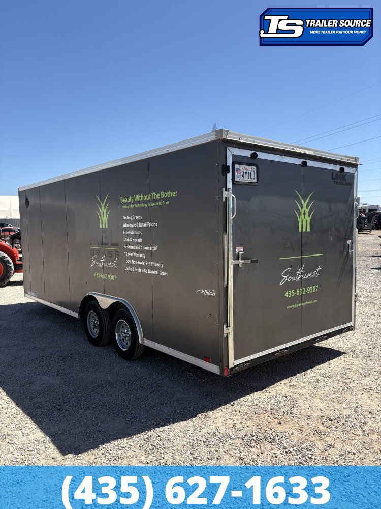 8.5x20 Look  Enclosed Cargo Trailer - 10K GVWR - Finished Interior, Side Door