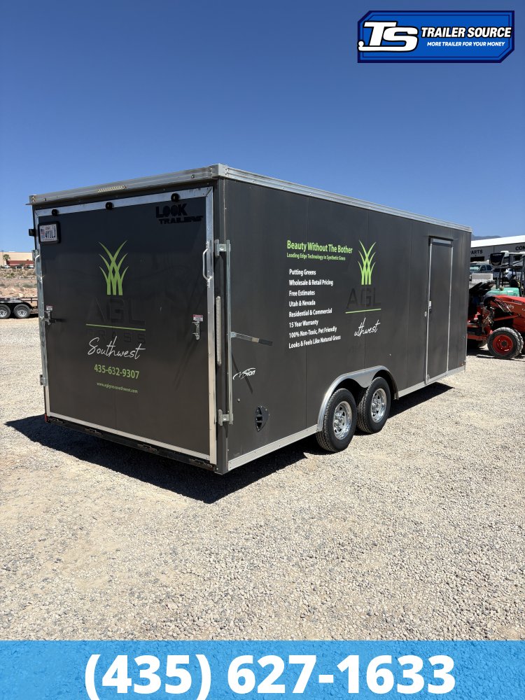 8.5x20 Look  Enclosed Cargo Trailer - 10K GVWR - Finished Interior, Side Door