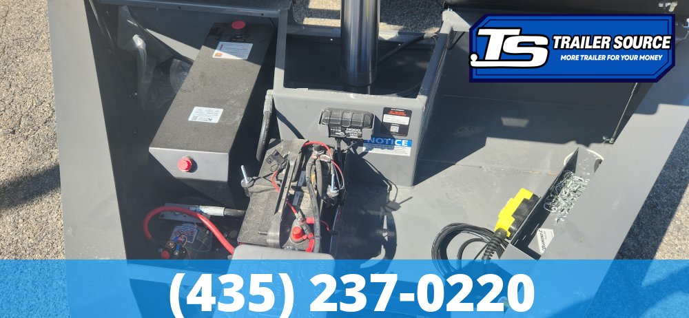 7x16 Diamond C LPT 208 Dump Trailer - 24" Sides - 18K GVWR - 18 Ply Tires, 5 Stage Telescopic, ABS Brakes, Board Brackets