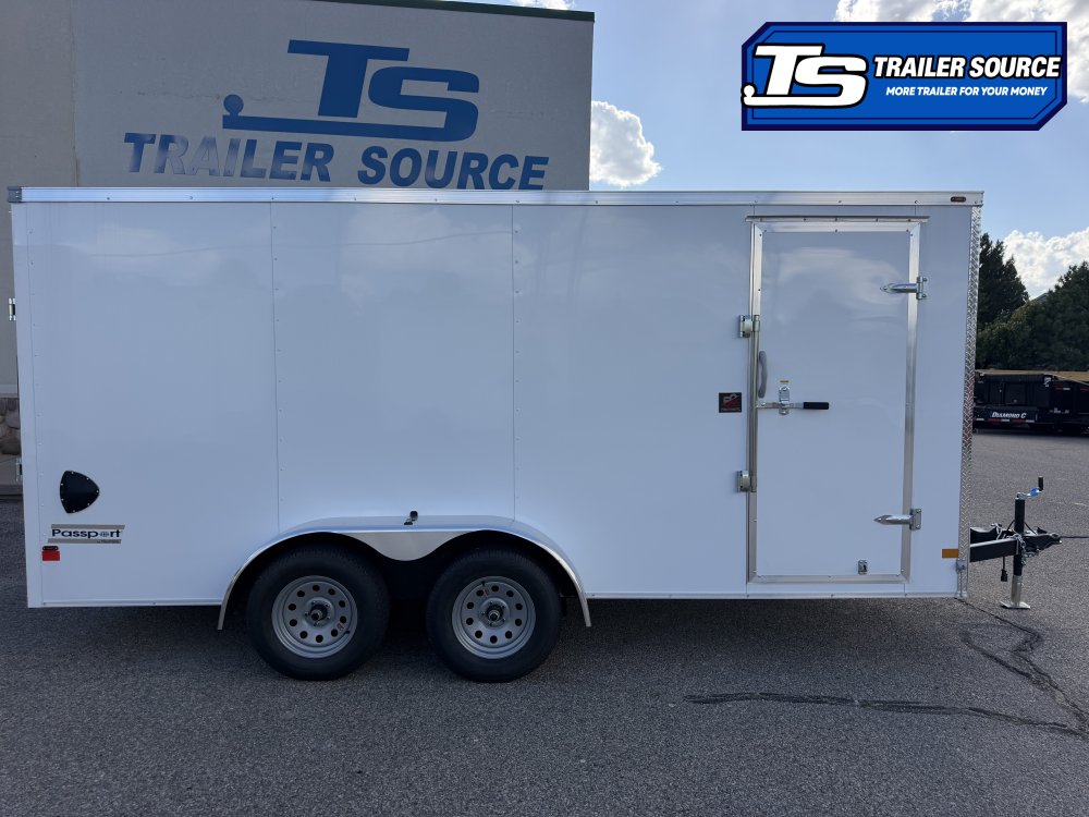 7x16 Haulmark Passport Enclosed Cargo Trailer - 6'6" Interior - 7K GVWR - .080 PolyCor