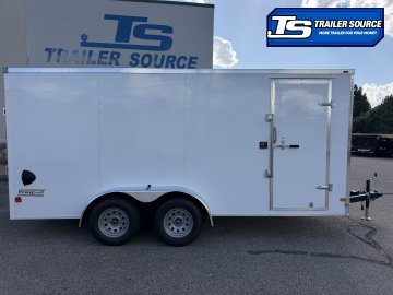 7x16 Haulmark Passport Enclosed Cargo Trailer - 6'6" Interior - 7K GVWR - .080 PolyCor