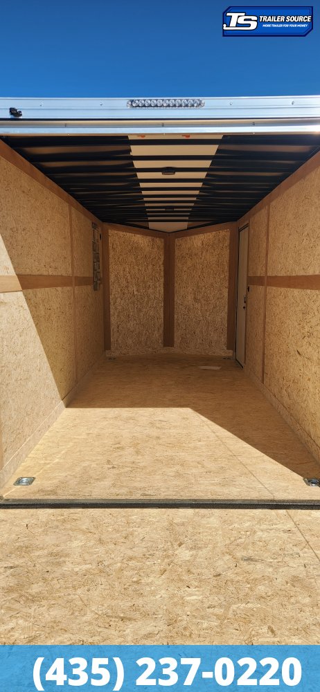 7x16 American Hauler Night Hawk Enclosed Cargo Trailer - 7'0" Interior - 7K GVWR - .080 PolyCor, 2 Tone Color
