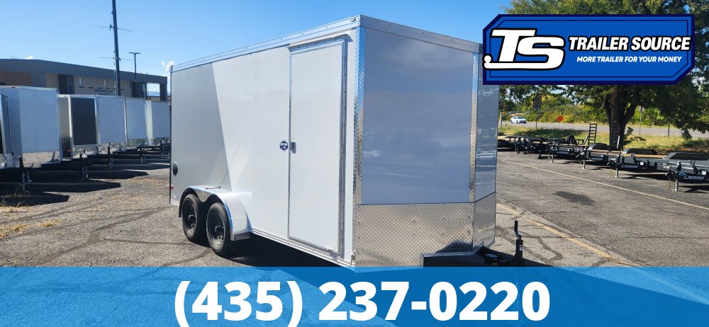7x16 American Hauler Night Hawk Enclosed Cargo Trailer - 7'0" Interior - 7K GVWR - .080 PolyCor, 2 Tone Color