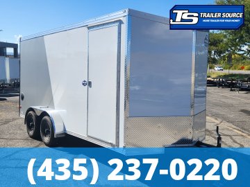 7x16 American Hauler Night Hawk Enclosed Cargo Trailer - 7'0" Interior - 7K GVWR - .080 PolyCor, 2 Tone Color