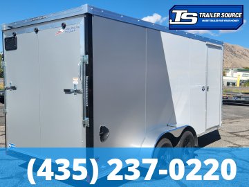 7x16 American Hauler Night Hawk Enclosed Cargo Trailer - 7'0" Interior - 7K GVWR - .080 PolyCor, 2 Tone Color
