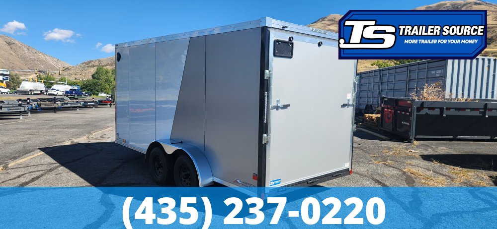 7x16 American Hauler Night Hawk Enclosed Cargo Trailer - 7'0" Interior - 7K GVWR - .080 PolyCor, 2 Tone Color