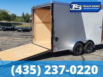 7x16 American Hauler Night Hawk Enclosed Cargo Trailer - 7'0" Interior - 7K GVWR - .080 PolyCor, 2 Tone Color