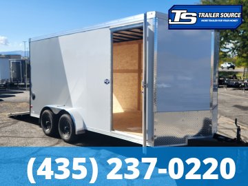 7x16 American Hauler Night Hawk Enclosed Cargo Trailer - 7'0" Interior - 7K GVWR - .080 PolyCor, 2 Tone Color