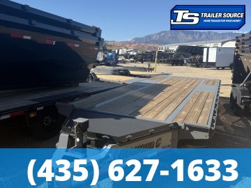 8.5x24 Diamond C DET 207 Deckover Tilt Trailer - 15.5K GVWR -
