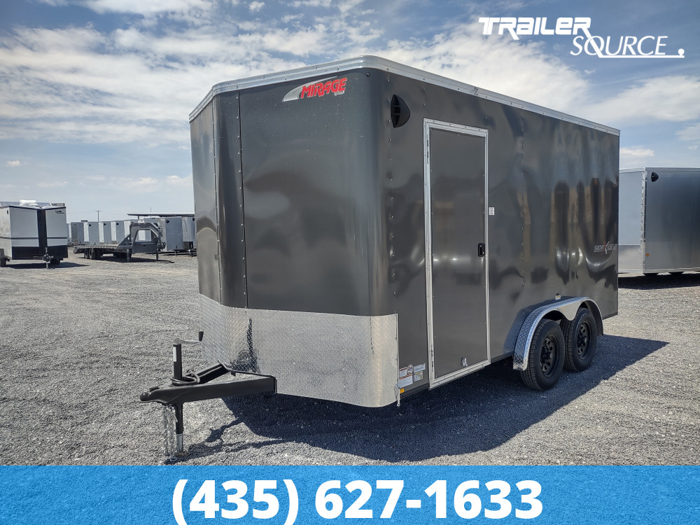 7.5x14 Mirage Xpres Side by Side Pkg 7'0" Interior 7K Enclosed Cargo