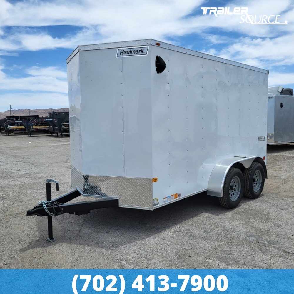 6x12 Haulmark Passport 6'6" Interior 7K Tandem Axle Enclosed Cargo Trailer