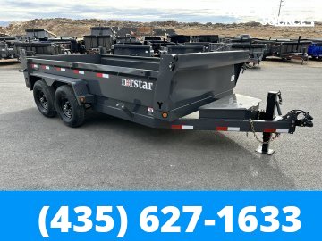 7x14 Norstar Iron Bull DCB 20" Sides 14K Dump Trailer