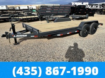 7x18 Lamar H6 Equipment Hauler 18' 14K Bumper