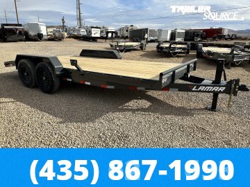 7x18 Lamar H6 Equipment Hauler 18' 14K Bumper