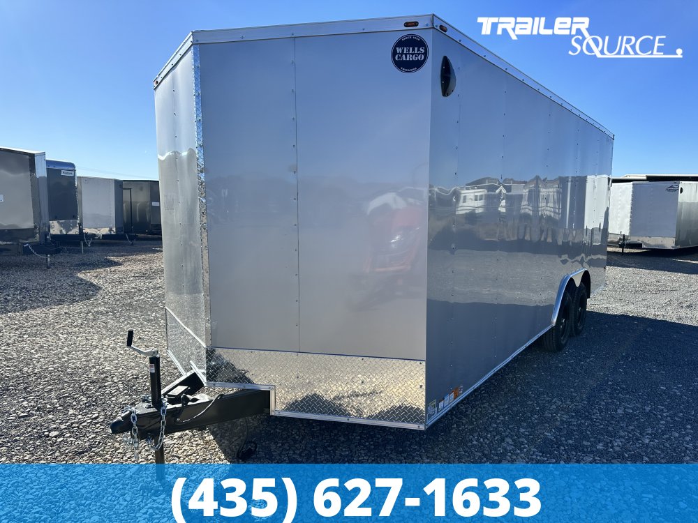 8.5x20 Wells Cargo Fast Trac Deluxe 7'0" Interior 10K Tandem Axle Enclosed Cargo