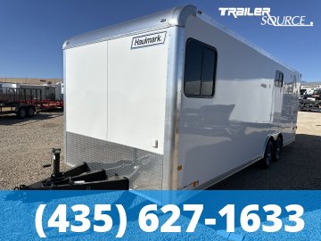 8.5x24 Haulmark Grizzly HD Office 7'0" Interior 10K Tandem Axle Enclosed Cargo