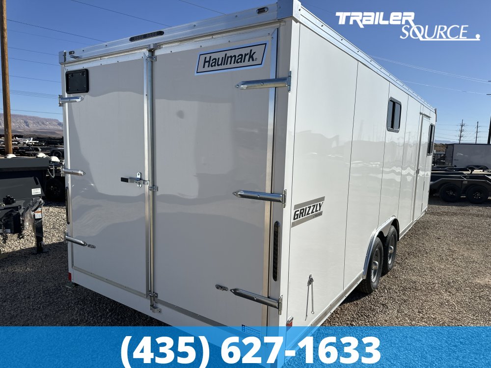 8.5x24 Haulmark Grizzly HD Office Commericial Duty 7'0" Interior 10K Tandem Axle Enclosed Cargo