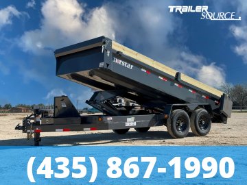 7x14 Norstar Iron Bull DCB 20" Sides 14K Dump Trailer