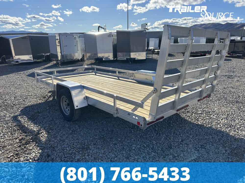 7x14 Bear Track Single Axle Wood Deck Utility