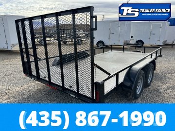 7x14 Echo EA-14-15T Utility Trailer - 7K GVWR Full Steel Floor