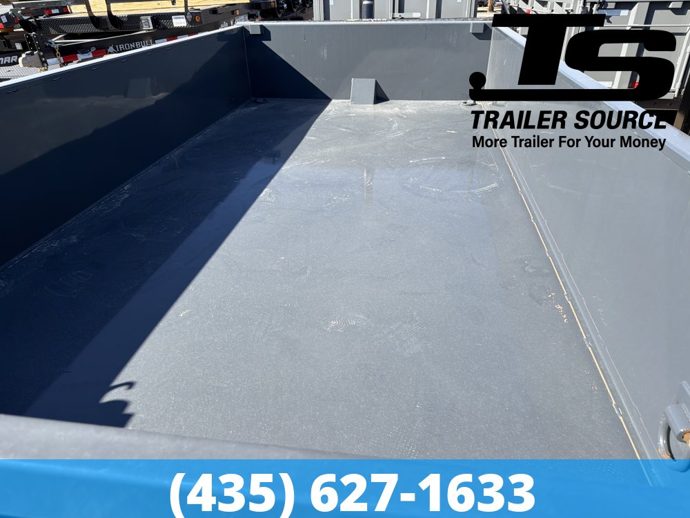 7x14 Lamar DT Dump Trailer - 24" Sides - 14K GVWR - Telescopic