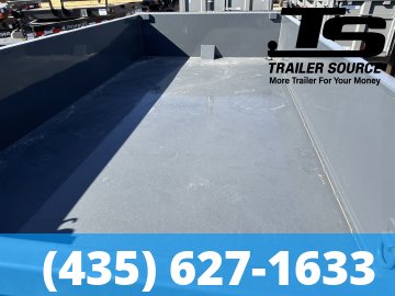 7x14 Lamar DT Dump Trailer - 24" Sides - 14K GVWR - Telescopic