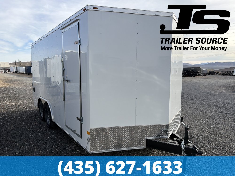 8.5x16 Wells Cargo FastTrac Enclosed Cargo Trailer - 7'0" Interior - 7K GVWR -