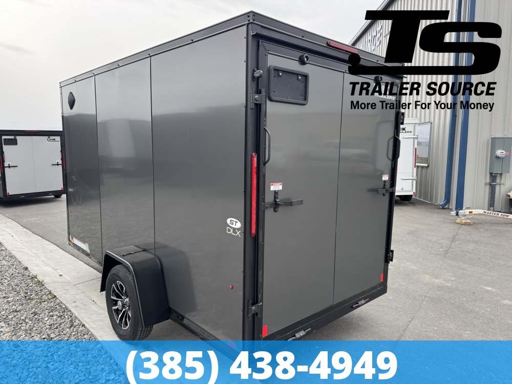 6x12 Look ST DLX Enclosed Cargo Trailer - 6'6" Interior - 3.5K GVWR - .080 PolyCor, Alloy Wheels, Black Out Package