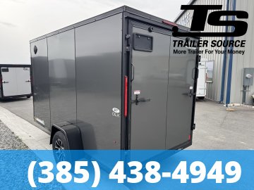 6x12 Look ST DLX Enclosed Cargo Trailer - 6'6" Interior - 3.5K GVWR - .080 PolyCor, Alloy Wheels, Black Out Package