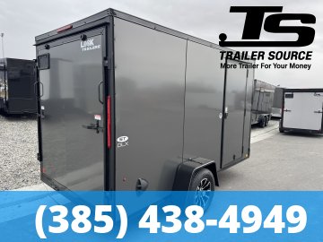 6x12 Look ST DLX Enclosed Cargo Trailer - 6'6" Interior - 3.5K GVWR - .080 PolyCor, Alloy Wheels, Black Out Package