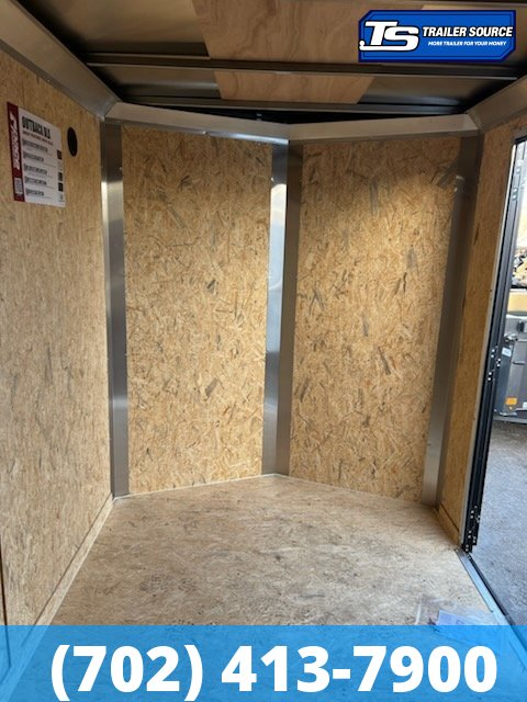 6x10 Pace American Outback DLX Enclosed Cargo Trailer - 6'0" Interior - 3.5K GVWR - .080 PolyCor, Alloy Wheels, Black Out Package