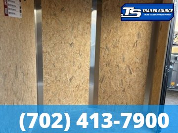 6x10 Pace American Outback DLX Enclosed Cargo Trailer - 6'0" Interior - 3.5K GVWR - .080 PolyCor, Alloy Wheels, Black Out Package