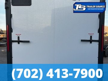 6x10 Pace American Outback DLX Enclosed Cargo Trailer - 6'0" Interior - 3.5K GVWR - .080 PolyCor, Alloy Wheels, Black Out Package