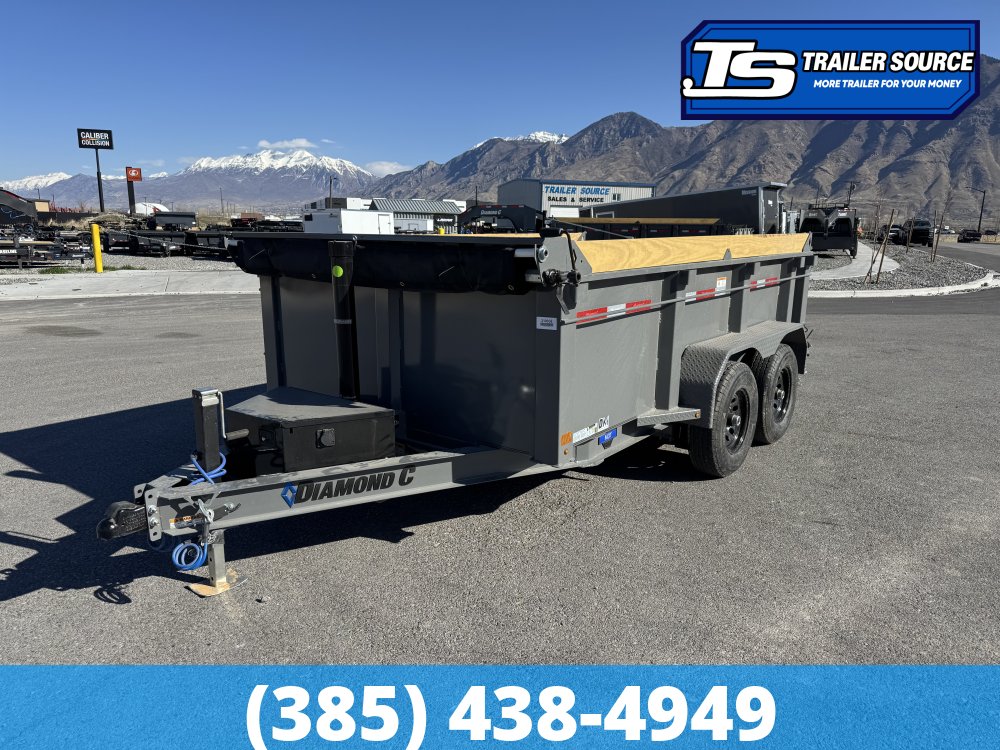 Diamond C MDT 206 6.5x12 ft Dump Trailer 32" Sides 10K GVWR