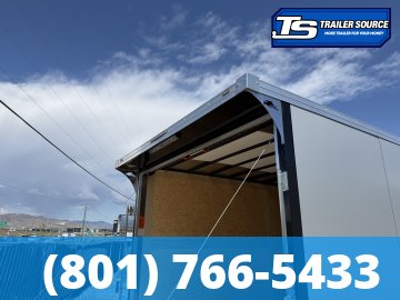 8.5x28 American Hauler Night Hawk Enclosed Cargo Trailer - 7'6" Interior - 12K GVWR - .080 PolyCor, Rear Spoiler w/ Load Lights
