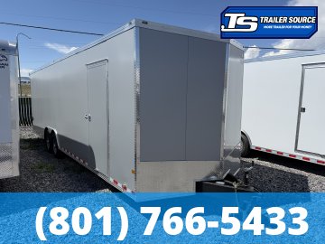 8.5x28 American Hauler Night Hawk Enclosed Cargo Trailer - 7'6" Interior - 12K GVWR - .080 PolyCor, Rear Spoiler w/ Load Lights