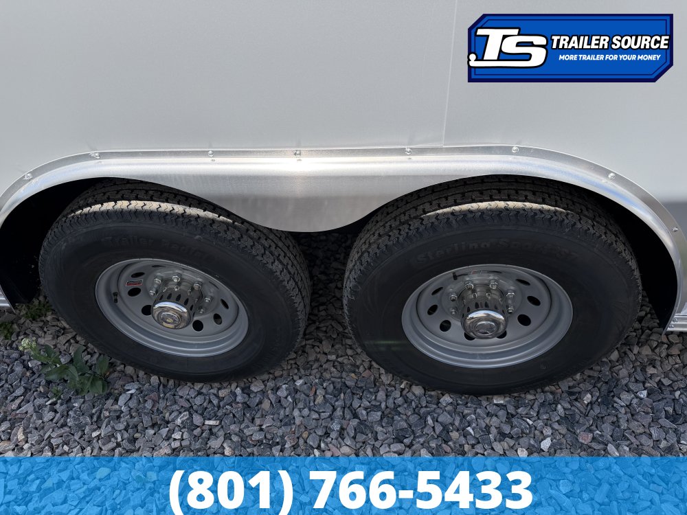 8.5x28 American Hauler Night Hawk Enclosed Cargo Trailer - 7'6" Interior - 12K GVWR - .080 PolyCor, Rear Spoiler w/ Load Lights