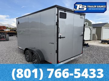 7x14 Look Vision Circuit Edition Enclosed Car Hauler Trailer - 7'0" Interior - 7K GVWR - Alloy Wheels, Black Out Package
