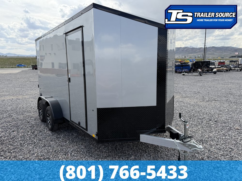 7x14 Look Vision Circuit Edition Enclosed Car Hauler Trailer - 7'0" Interior - 7K GVWR - Alloy Wheels, Black Out Package