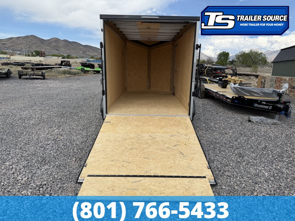 7x14 Look Vision Circuit Edition Enclosed Car Hauler Trailer - 7'0" Interior - 7K GVWR - Alloy Wheels, Black Out Package