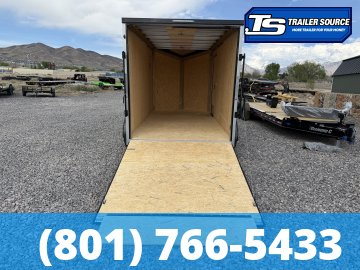 7x14 Look Vision Circuit Edition Enclosed Car Hauler Trailer - 7'0" Interior - 7K GVWR - Alloy Wheels, Black Out Package