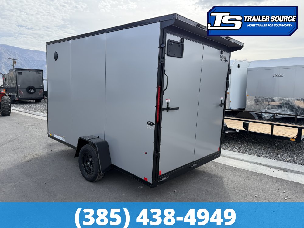 7x12 Look ST DLX Enclosed Cargo Trailer - 7'0" Interior - 3.5K GVWR - .080 PolyCor, Black Out Package, Rear Spoiler w/ Load Lights