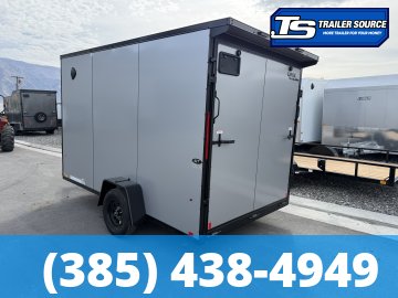 7x12 Look ST DLX Enclosed Cargo Trailer - 7'0" Interior - 3.5K GVWR - .080 PolyCor, Black Out Package, Rear Spoiler w/ Load Lights