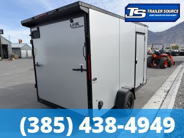 7x12 Look ST DLX Enclosed Cargo Trailer - 7'0" Interior - 3.5K GVWR - .080 PolyCor, Black Out Package, Rear Spoiler w/ Load Lights