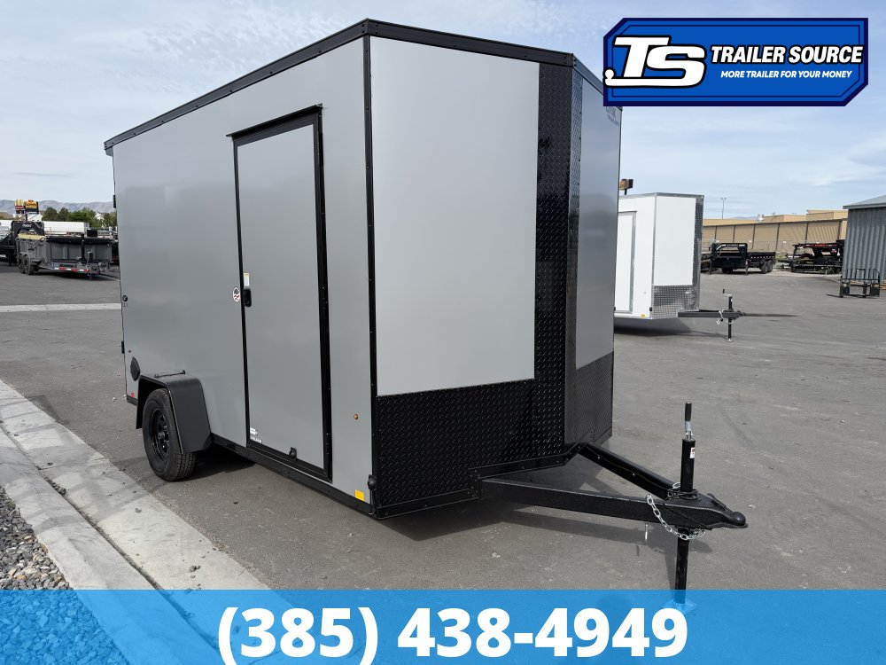 7x12 Look ST DLX Enclosed Cargo Trailer - 7'0" Interior - 3.5K GVWR - .080 PolyCor, Black Out Package, Rear Spoiler w/ Load Lights