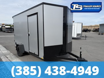 7x12 Look ST DLX Enclosed Cargo Trailer - 7'0" Interior - 3.5K GVWR - .080 PolyCor, Black Out Package, Rear Spoiler w/ Load Lights